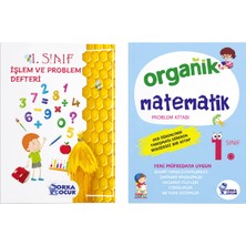 1.sınıf Matematik Seti – Işlem ve Problem Defteri + Organik Matematik Problem Kitabı