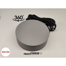 Tech Trade Ürün Çekimi Için 360° Dönen Stand Elektrikli 12.5cm Çapında