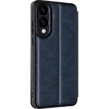 Vintessy Samsung Galaxy S25 Edge Flip Cover - Lacivert