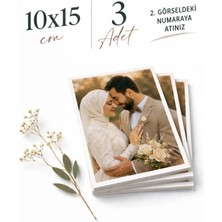 Hamşo Tek Fotoğraf Baskı 3 Adet 10X15CM Solmayan Fotoğraf Kağıdına