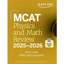 Kaplan Test Prep Mcat Physics And Math Review 2025-2026: Online + Book