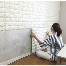 Montreal Std 3D Tuğla Desenli Kendinden Yapışkanlı Duvar Paneli 58X38 cm ( 1 Adet ) Atn