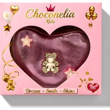 Chocogirl Shiny Heart Deri Lila Renk Kız Çocuk Çantası