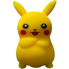 MİNGODAN Duyusal Oyuncak Pikachu Görünümlü Sukuşi Oyuncak Jel Dolgulu Anti Stres Oyuncağı Sık Bırak Esneyen Eğitici Oyuncak Fidget Oyuncak