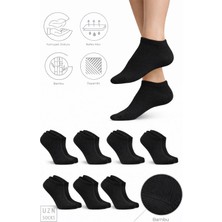 Uzn Socks 6 Çift Bambu Patik Çorap – Nefes Alan, Yumuşak Dokulu, Günlük Kullanım