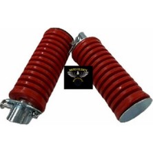 Moto Ulusoy Kuba TK03 Modifiye Arka Basamak Takımı Kırmızı Cg 125 Agk 125 Uag Mg