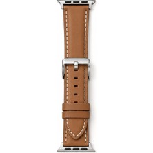 Forzacase Apple Watch 11 46MM ile Uyumlu Suni Deri Kordon Kayış - FC1242