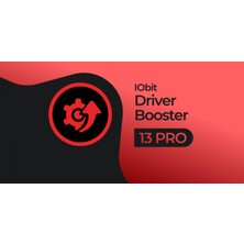 Iobit Driver Booster 13 Pro | Tek Tıkla Sürücü Güncelleme Yazılımı & Performans Arttırıcı | Orijinal Lisans