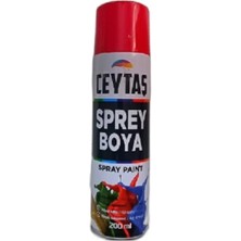 Genel Tedarik Sprey Boya Kırmızı