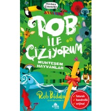 Alfa Kalem-Rob ile Çiziyorum 2 Muhteşem Hayvanlar (Rob Biddulph)Çocuk ve Gençlik Kronik Kitap Set
