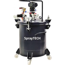 Spraytech 40 Litre Otomatik Karıştırıcılı Basınçlı Tank – Profesyonel Boya Uygulama Sistemi