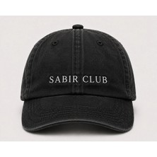 "sabır Club" Sokak Stili Nakışlı Vintage Yıkamalı Beyzbol Şapkası
