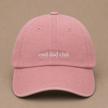 Cool Dad Club Nakışlı Vintage Yıkamalı Erkek Kep Şapka Babalar Günü Özel Sipariş