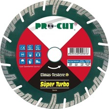 Pro-Cut 230 mm Süper Turbo Granit Seramik Mermer Elmas Testere