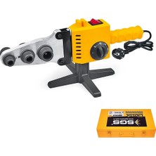 Sgs SGS343 Plastik Boru Kaynak Makinesi 1300 Watt  – Profesyonel Plastik Pprc Kaynak Seti