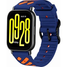 MMP Shop Xiaomi Redmi Watch 5 Active / 5 Lite Uyumlu Çift Renkli Silikon Spor Kordon