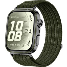 MMP Shop Huawei Watch Fit 5 Pro / Fit 5 / Fit 4 Pro / Fit 4 / Fit 3 Uyumlu Hasır Örgü Spor Cırtlı Kordon