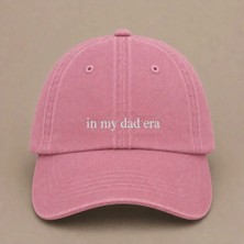 In My Dad Era Yazılı Eskitme Yıkamalı Şapka Babalar Günü Özel