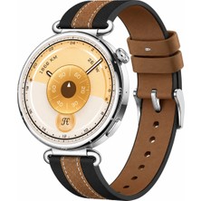 MMP Shop Huawei Watch Gt4 / Gt5 / Gt6 41 mm / Gt5 Pro 42 mm Uyumlu Yüksek Kalite Pu Deri Lansman Kordon