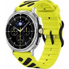 MMP Shop Samsung Galaxy Watch 8 40MM / 44MM / 46MM Classic Uyumlu Çift Renkli Silikon Spor Kordon