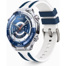 MMP Shop Huawei Watch Ultimate 2 Uyumlu Tokalı Desenli Silikon Kordon