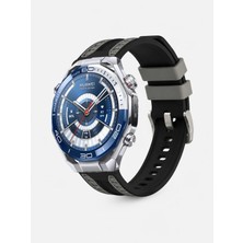 MMP Shop Huawei Watch Ultimate 2 Uyumlu Tokalı Desenli Silikon Kordon