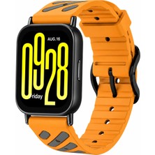 MMP Shop Xiaomi Redmi Watch 5 Active / 5 Lite Uyumlu Çift Renkli Silikon Spor Kordon