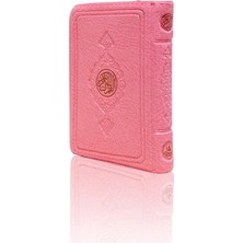 Defne Store Büyük Cep Boy Kur'an-I Kerim (Pembe Renk, Kılıflı, Mühürlü)