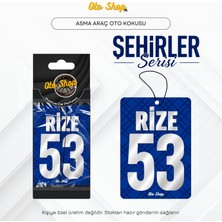 Otoshoptr Rize 53 Şehir Kokuları Serisi Oto Araç Kokusu