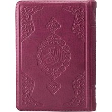 Defne Store 2 Renkli Lila Çanta Boy Kur'an-I Kerim (Yaldızlı-Kılıflı) 2 Renkli Kuranı Kerimler