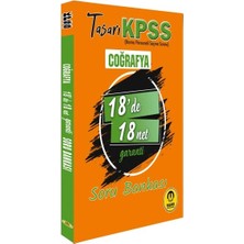 Defne Store Tasarı Kpss Coğrafya 18'de 18 Net Soru Bankası