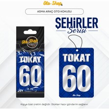Otoshoptr Tokat 60 Şehir Kokuları Serisi Oto Araç Kokusu