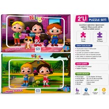 Ca Games Niloya 2’li Frame Puzzle Seti 2X35 Parça – Çocuklar Için Eğitici Yapboz Seti 3+ Yaş