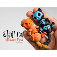 swordslife Halloween Spooky Cat - Articulated & Keychain - Premium 3D Baskı Dekoratif Ürün