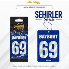 Otoshoptr Bayburt 69 Şehir Kokuları Serisi Oto Araç Kokusu