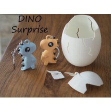 swordslife Egg With Surprise (Dino Keychain) - Premium 3D Baskı Dekoratif Ürün