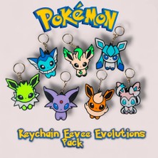 swordslife Pokemon Keychain Pack - Premium 3D Baskı Dekoratif Ürün