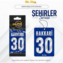Otoshoptr Hakkarı 30 Şehir Kokuları Serisi Oto Araç Kokusu