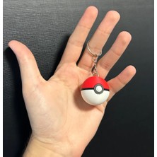 swordslife Pokeball Keychain - Premium 3D Baskı Dekoratif Ürün