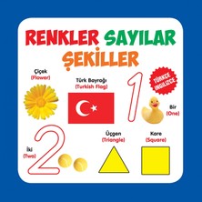 Defne Store Renkler - Sayılar - Şekiller Türkçe-Ingilizce