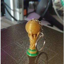 swordslife Fıfa World Cup Trophy Keychain - Premium 3D Baskı Dekoratif Ürün