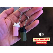 swordslife Protein Shaker - Fidget Keychain - Premium 3D Baskı Dekoratif Ürün