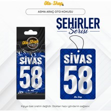 Otoshoptr Sivas 58 Şehir Kokuları Serisi Oto Araç Kokusu