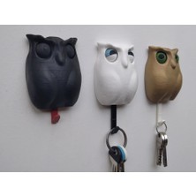 swordslife Magic Owl - Wall Key Holder - Premium 3D Baskı Dekoratif Ürün