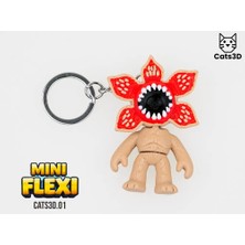 swordslife Demogorgon Mini Flexi Keychain - Stranger Things - Premium 3D Baskı Dekoratif Ürün