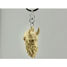 swordslife Mimirs Head Keychain (God Of War) - Premium 3D Baskı Dekoratif Ürün