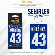 Otoshoptr Kütahya 43 Şehir Kokuları Serisi Oto Araç Kokusu