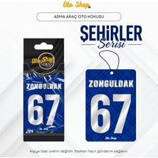 Otoshoptr Zonguldak 67 Şehir Kokuları Serisi Oto Araç Kokusu