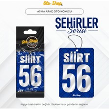 Otoshoptr Siirt 56 Şehir Kokuları Serisi Oto Araç Kokusu