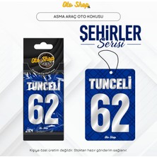 Otoshoptr Tunceli 62 Şehir Kokuları Serisi Oto Araç Kokusu